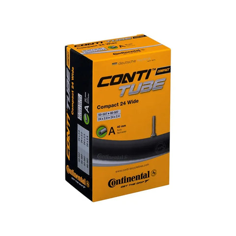 Continental Compact 24 - Sykkelslange - Wide - 40mm Bilventil