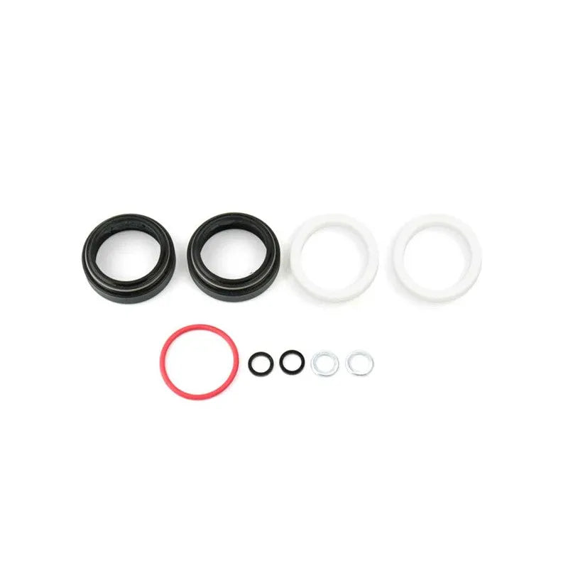ROCKSHOX 30mm Dust Wiper Upgrade Kit (Flanged) Judy Silver / Gold (BOOST forks) - Demper