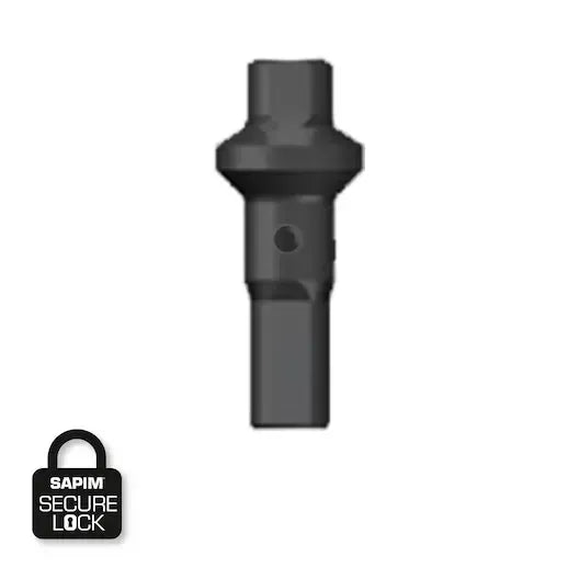 SAPIM Double Square 2.0x16mm Messing Svart Secure Lock - Nippel
