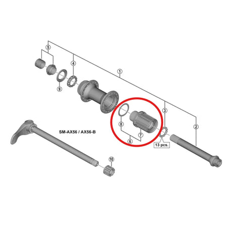 Shimano Boss FH-M6010