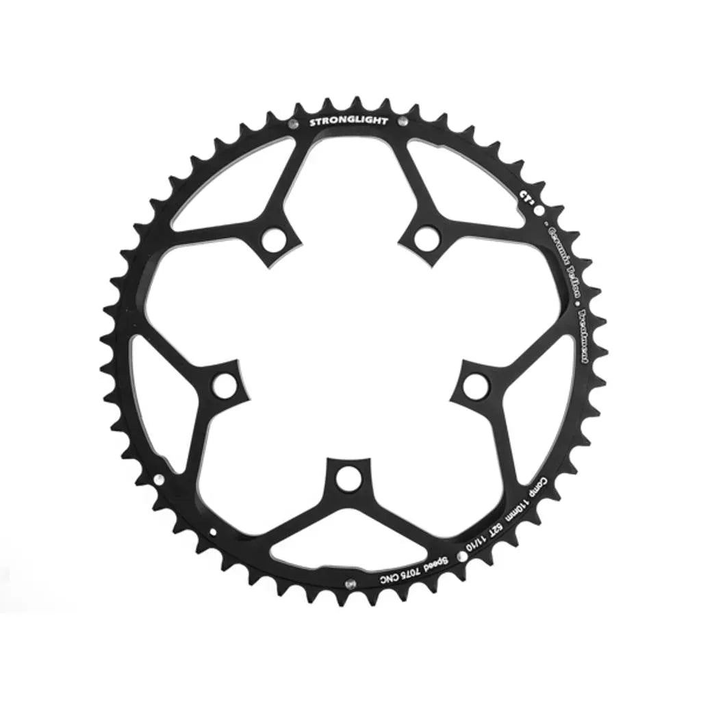 Stronglight Krankdrev 52T Ø110mm 5 Hull 10/11-Delt