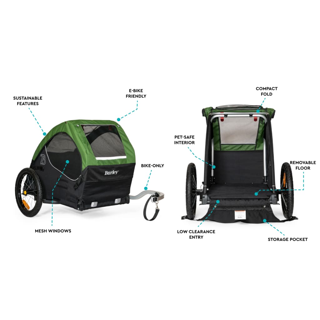 BURLEY Tail Wagon 2022 - Sykkelvogn