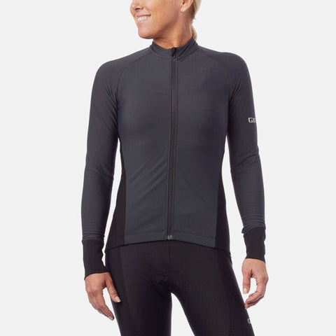 Giro W Chrono LS Thermal Jersey - Sykkeltrøye - Small / Grå