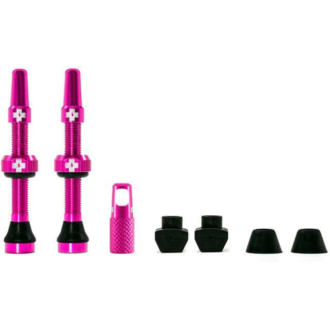 Muc-Off Slangeløse Ventiler V 2.0 - Rosa / 44mm - Slangeløst