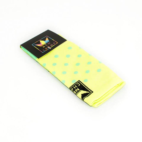 New Champ POLKA DOT LIME - Sykkelsokker - 36-38 - Bekledning