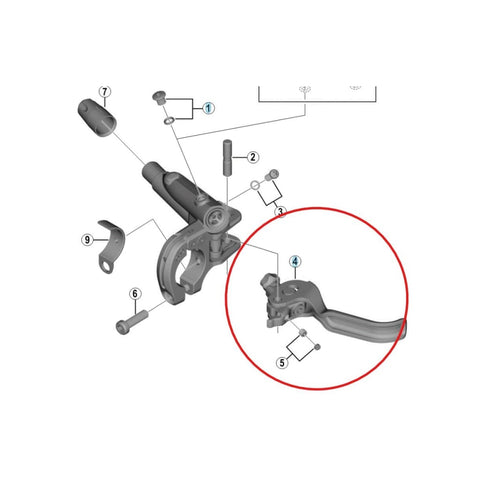 Shimano BL-M7100 Bremsespak Lever Member Unit - Bremsegrep