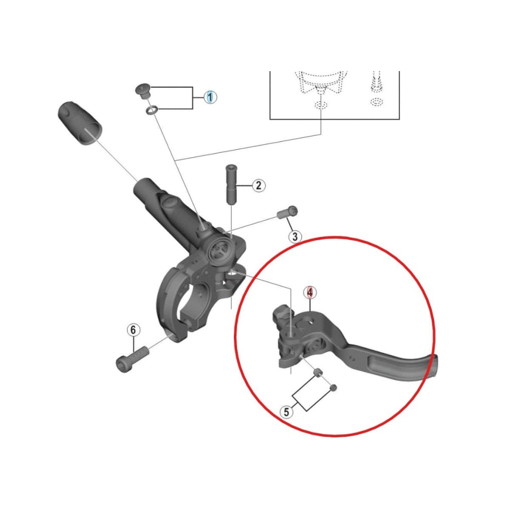 Shimano BL-M9100 Lever Member Unit - Bremsegrep