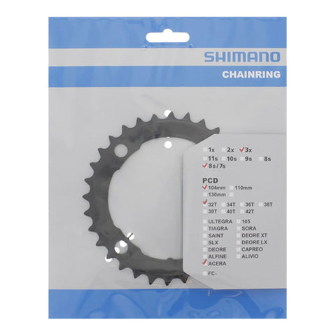 Shimano Krankdrev 32T FC-M361 104mm - Svart 7/8-delt