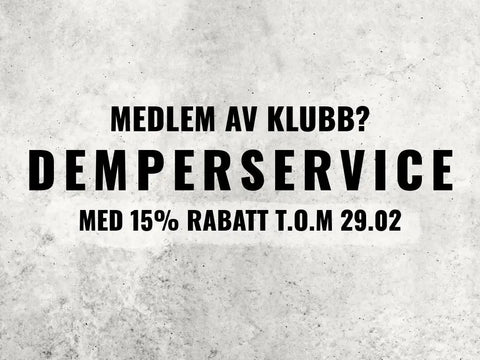 Vintertilbud På Demperservice I 2024 For Klubbryttere!