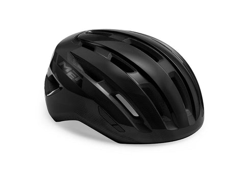MET Miles, Sykkelhjelm, Glossy Black