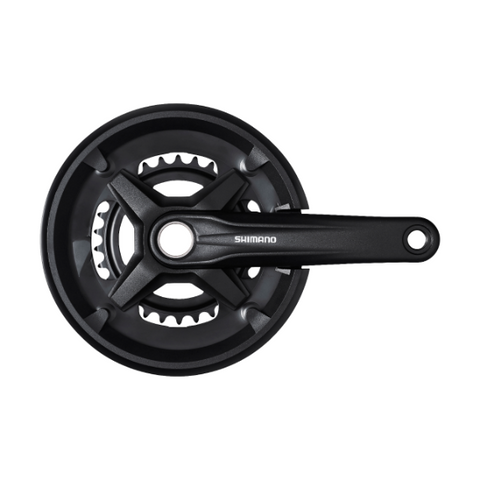 Shimano Kranksett FC-MT210-2, 9-delt, 170mm, 46-30t, Svart