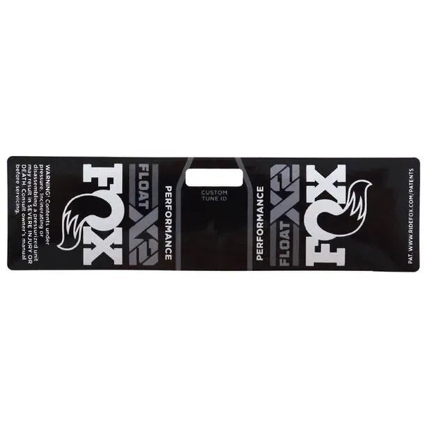 Fox Decal: 2021 P-S Float X2 - Demper