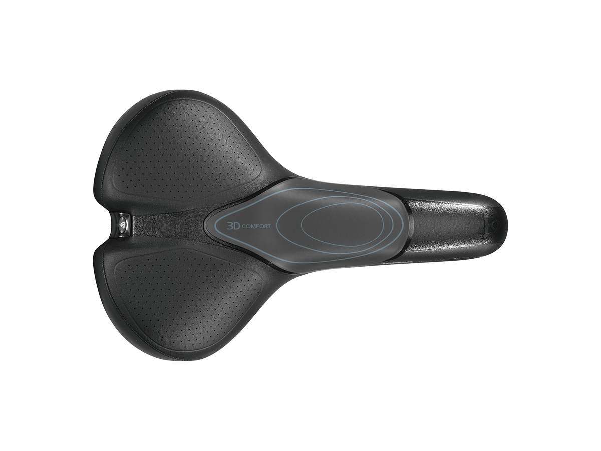 Topeak Free SX 3D Comfort, Sykkelsete med demping, 28 x 18 cm