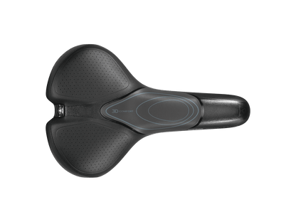 Topeak Free SX 3D Comfort, Sykkelsete med demping, 28 x 18 cm