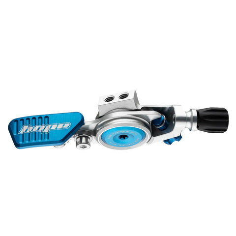 Hope Dropper Lever Remote til Heve/Senkepinne - Silver / Blue