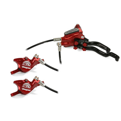 Hope Tech 3 X2 Duo - Red / Black / Høyre - Skivebremssett
