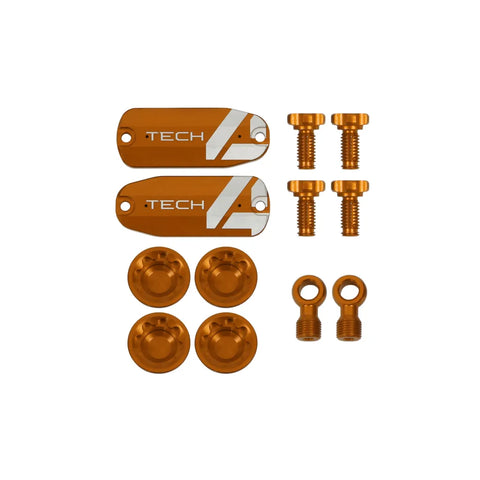 Hope Tech 4 E4 Custom Kit - Orange - Bremsegrep