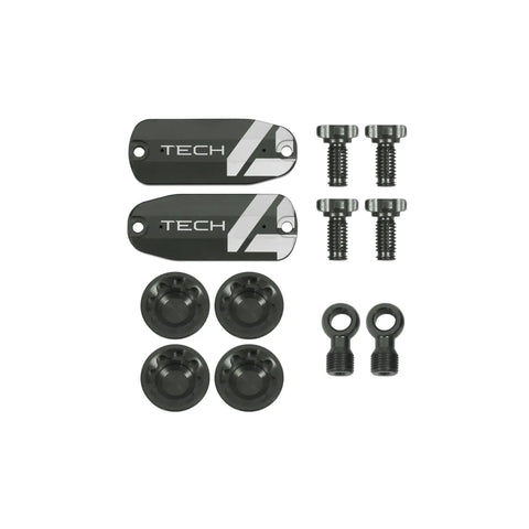 Hope Tech 4 E4 Custom Kit - Smoke - Bremsegrep