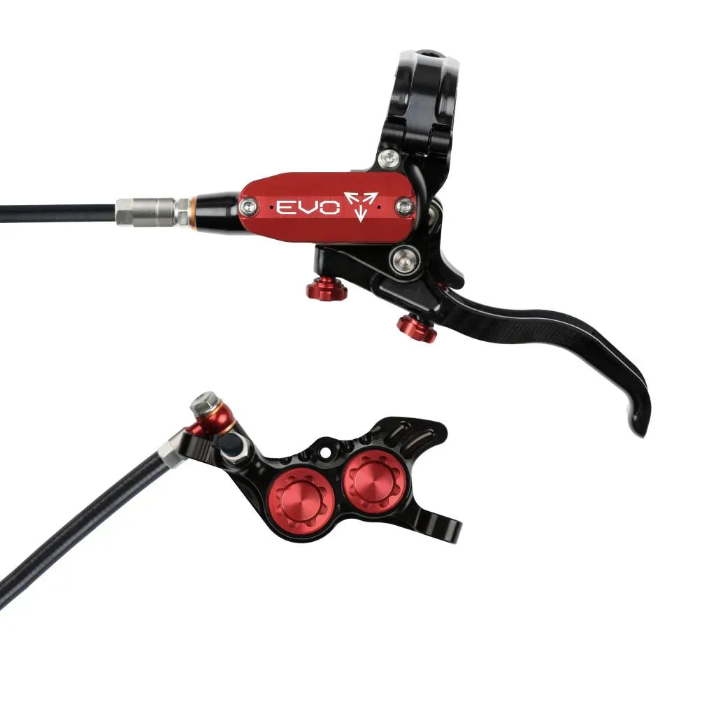 Hope Tech 4 EVO GR4 - Black / Red / Høyre - Skivebremssett