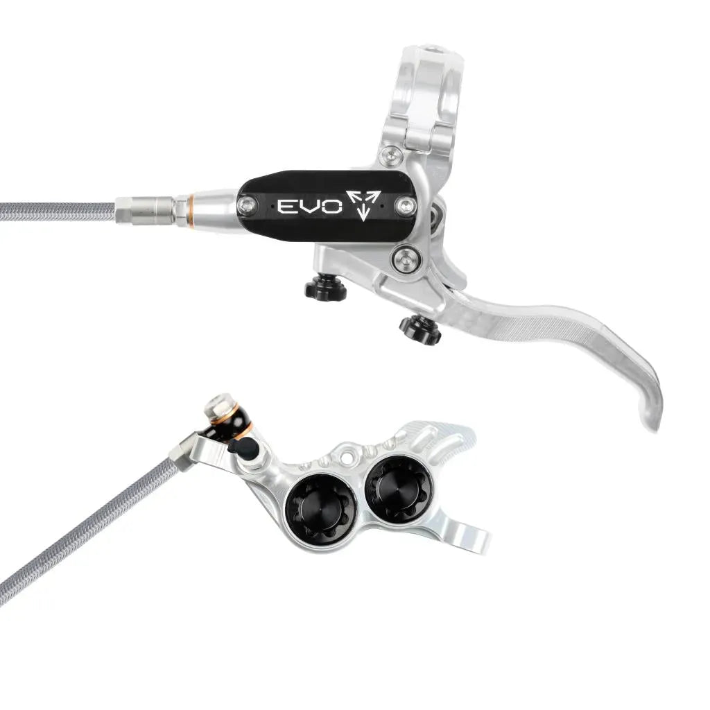 Hope Tech 4 EVO GR4 - Silver / Black / Høyre - Skivebremssett