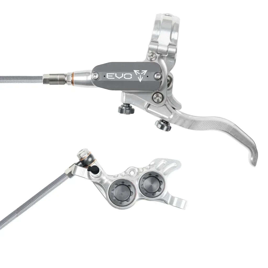 Hope Tech 4 EVO GR4 - Silver / Gray / Høyre - Skivebremssett