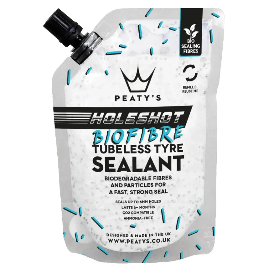 Peaty’s Holeshot BioFibre Slangeløs Guffe - 120ml - Slangeløst