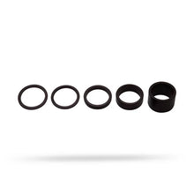 PRO Spacersett 1-1/8’’ Alu Svart 5 Stk - Styrelager