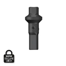 SAPIM Double Square 2.0x16mm Messing Svart Secure Lock - Nippel