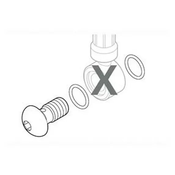 Shimano Banjobolt og O-ring SM-BH60 - Bremsekaliper