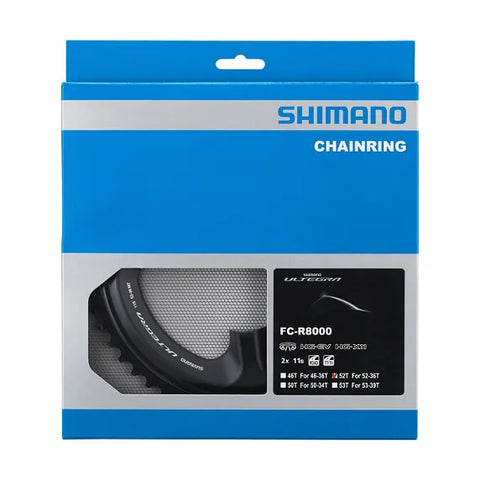 Shimano Ultegra FC-R8000 Krankdrev 52T 110mm Svart 2x11-Delt