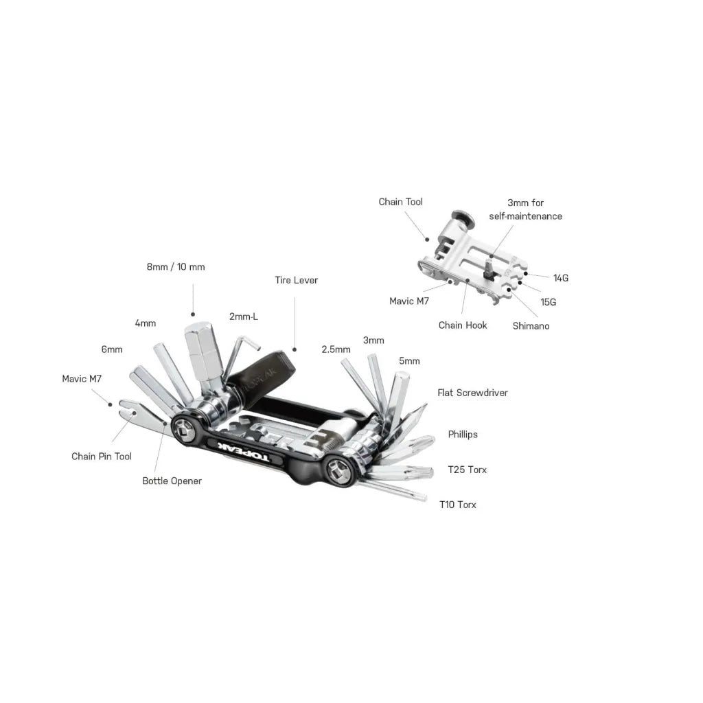 Topeak Mini 20 Pro Multi-tool - Verktøy