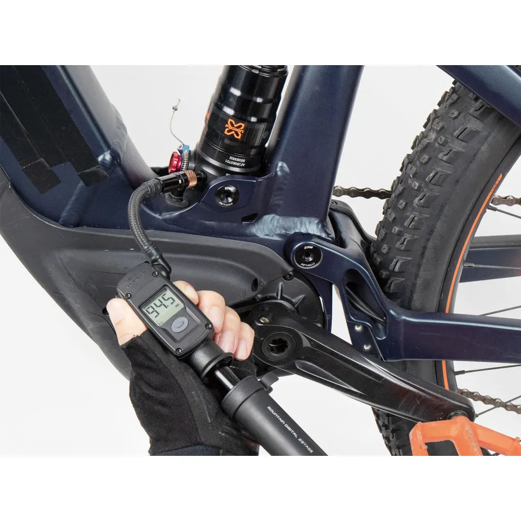 Topeak Mountain Digital 2Stage Minipumpe/Demperpumpe - Demper