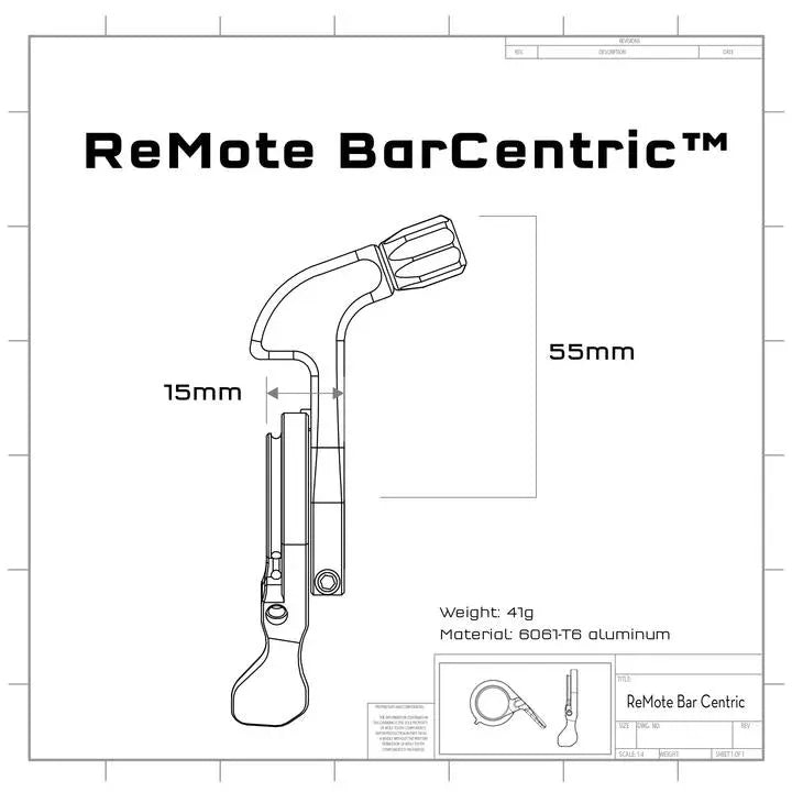Wolf Tooth ReMote BarCentric - Heve/Senkepinne