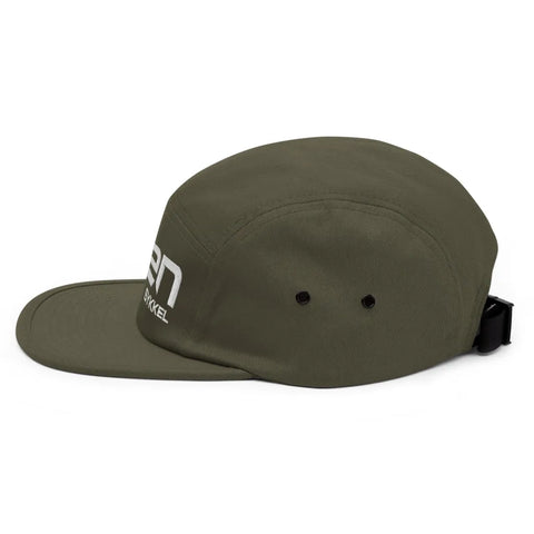 ZEN FIVE PANEL CAP OLIVEN - Kopp