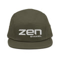 ZEN FIVE PANEL CAP OLIVEN - Klær