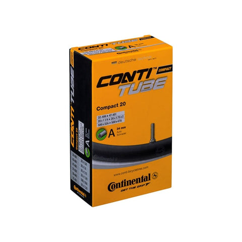 Continental Compact 20 - Sykkelslange - 34mm Bilventil