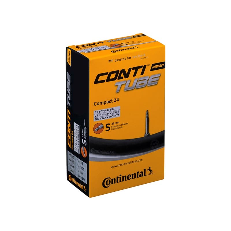 Continental Compact 24 - Sykkelslange - 42mm Presta