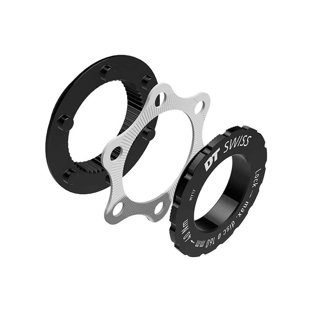 DT SWISS - 6 Bolt til Centerlock Adapter - Black - Deler