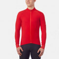 Giro Chrono LS Thermal Jersey - Sykkeltrøye - Large / Rød - 