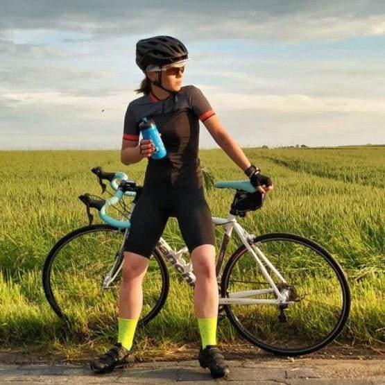 New Champ POLKA DOT LIME - Sykkelsokker - Bekledning