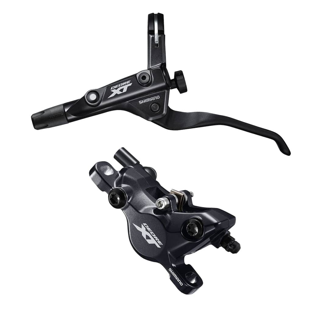 Shimano XT T8100 disc brake set, front, left lever